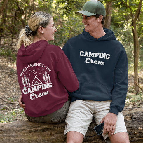 Camping Crew Hoodie ( Double Sided)